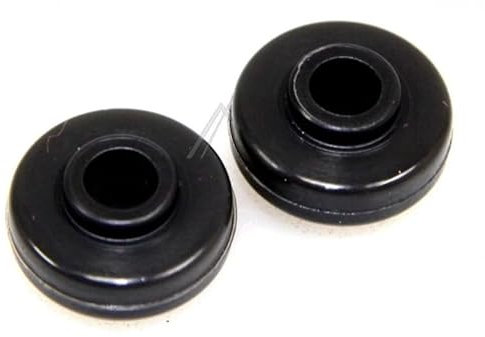 FIGEVIDA 2 x RUOTE ROTELLE SPAZZOLA SCOPA AIR FORCE EXTREME 12V 18V 24V 25V 25,2V ADATTO PER ROWENTA RS-RH5556
