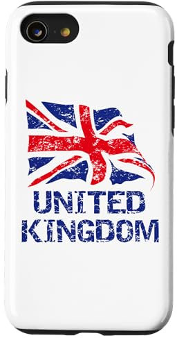 iPhone SE (2020) / 7 / 8 United Kingdom British Flag Distressed Union Jack Men Women Case