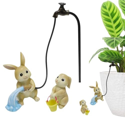 -Gartenstatuen, Kunstharz-Tierfigur, 14,8 cm, Bezaubernde Frühlingsdekoration für Zuhause, Terrasse, Hof, Balkon, Außen- und Innendekoration, Fensterbank und Bücherregal