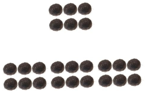 BESPORTBLE 4 Ensembles Simulation Nid D'oiseau en Rotin Décoration De Pâques Décoration Pâques Décoration De Nid D'oiseau Nid D'oiseau en Paille Maquette Bois Nid D'oiseau Simulé 6 Pièces * 4