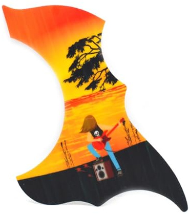 Gitarren-Schlagbrett Gitarrenkoffer Panelschutz Verschiedene Muster(3/4)