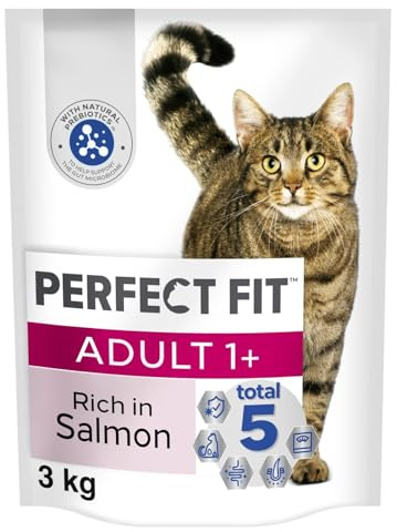 Adult 1+ Complete Dry Cat Food with Salmon 4 x 750g