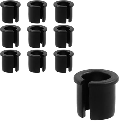 Orivin Adaptadores de llanta Presta (paquete de 10): protectores de válvula y ojales para vástago de bicicleta, compatibles con válvulas.