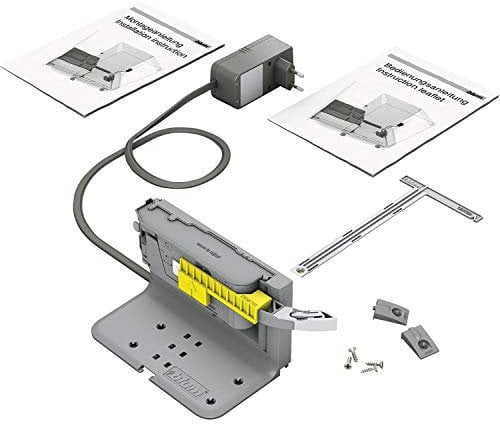 Gedotec Blum SERVO DRIVE Antriebseinheit UNO I für Abfallsammler & Abfalleimer | Original Müllauszug Komplettset – Modell: Z10NA20EA01 | 1 Set - Öffnungsautomatik grifflos für Schubladen-Auszüge