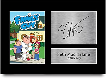 HWC Trading Seth Macfarlane A4 Ungerahmt Signiert Gedruckt Autogramme Bild Druck-Fotoanzeige Geschenk Für Family Guy Tv-Show-Fans