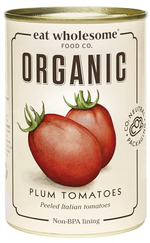 Eat Wholesome Organic Peeled Plum Tomatoes 400g