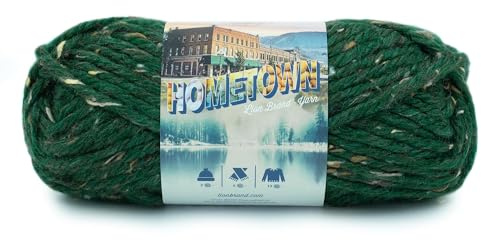 Lion Brand Yarn Hometown Garn, 1er-Pack, Riverdale Tweed