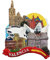 Imán 3D para nevera Valencia España, colección de regalos de recuerdo, decoración del hogar y la cocina, imán magnético para nevera Valencia