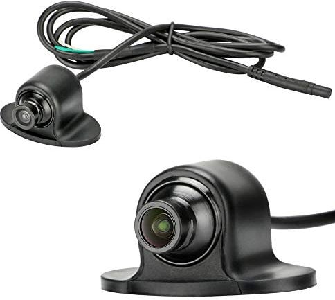 Jansite Rückfahrkameras Auto Seitenansicht Kamera ohne Bohren Auto Rückfahrkamera IP68 Wasserdicht Frontkamera 120 Grad Weitwinkel Objektiv Nachtsicht 12V