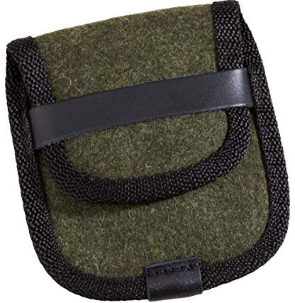K&S Patronenetui aus Loden Grün für 6 Kugelpatronen