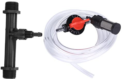 Garden Irrigation Device Kit, Include G3/4 Fertilizer Injector/Switch/Filter/Water Tube, Irrigation Fertilizer Siphon Injector Tool