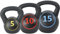 HulkFit Unisex Adult BF-KB51015 Kettlebell Set, Black