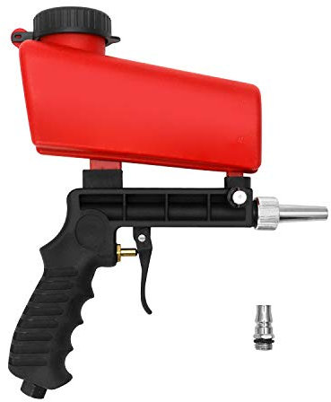 QWORK Pistolet de sablage , Sableuse pneumatique , pour sablage