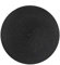 Huayuehong Tovaglietta Rotondo Tappetino Tondo con Isolamento Termico Tappetino da Tavolo in Pp Stile Giapponese Set da 4 Pezzi-Nero (38 Cm)