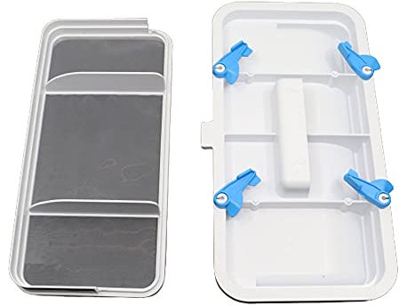 Marel Shop® - Filtro antigrasso lanugine più supporto per asciugatrice compatibile con Ariston Indesit per modelli: AQC81F7T1PLUSEU - AQC83F5TZ1IT - EUAQC92IT - FTCD8716H1EU