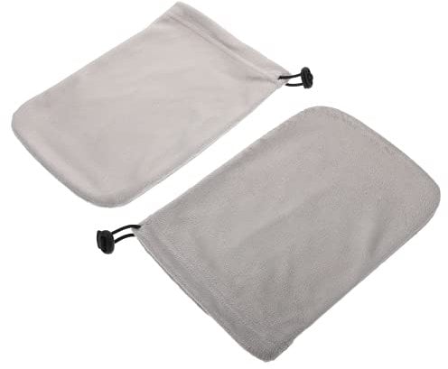 Healifty 1 paire de mitaines de paraffine pour soins des mains, gants de bain chauffants pour les mains, gants de spa pour les mains, gris craquelé, gants de spa