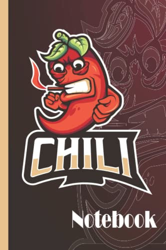 Chili Notebook: Chili Notebook Wide Ruled,Lined Paper Notebook for School, Students,Gift for Kids, Boys, Girls, Teens,Chili notebooks,Chili lover