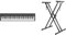 Roland FP-30X Digital Piano, Das extrem beliebte tragbare Piano – Überarbeitet (schwarz) & RockJam Xfinity Doublebraced Pre Assembled Keyboard Stand with Locking Straps