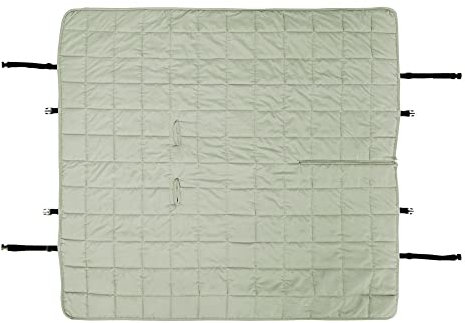 KAHU Autoschondecke • Hundedecke • Autohundedecke für Rücksitz • waschbare Hundedecke • Rücksitz-Decke • Autositschutz Hunde • Kofferaum Decke für Hunde • Größe: 148 x 143 cm • Farbe: Grau