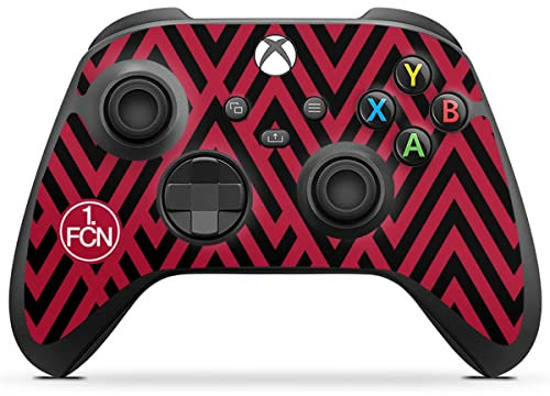 DeinDesign Skin kompatibel mit Microsoft Xbox Series X Controller Folie Sticker Bundesliga 1. FC Nürnberg 1. FCN