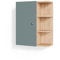 Vicco Badschrank Fynn, Badezimmermöbel, Grün/Goldkraft Eiche, 47.2 x 59.2 cm