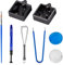 SWAWIS 6 Stück Tastatur-Schmiermittel-Set, Contain Switch Opener, 5ml Switch Lube, Switch Puller, Keycap Puller, Lube Brush, Stem Holder, Switch Opener for Cherry, Gateron, Kailh, Outemu Switches