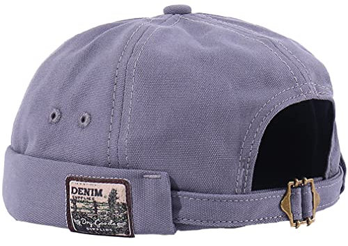 Cozyan Baumwolle Docker Cap Herren Damen Seemannsmütze Hafenmütze Mütze Hafenarbeiter Mütze Dockermütze Herren Rollrandmütze Unisex Dockercap Hafenmütze