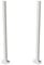 UK Radiators White Radiator Pipe Sleeve - Gloss White Finish - 300mm Brass Pipe Sleeves - Perfect Addition to Any Interior Design