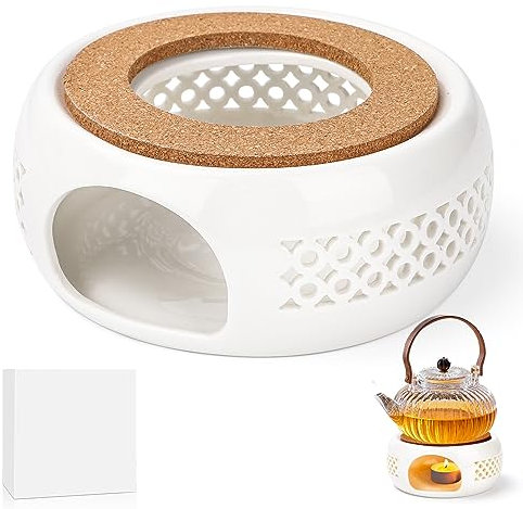 Stövchen Teewärmer Kaffeewärmer Keramik Teelichtofen Stövchen für Teekanne Teelicht Lsolierung Heizung