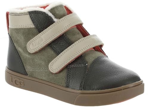 UGG Rennon II Sneaker, Antilope/Mustard Seed/Warm Red, 27.5 EU