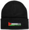 No Face No Name Mütze Free Palestine in schwarz I Unisex I bestickter Aufnäher I Beanie Strickmütze Wintermütze