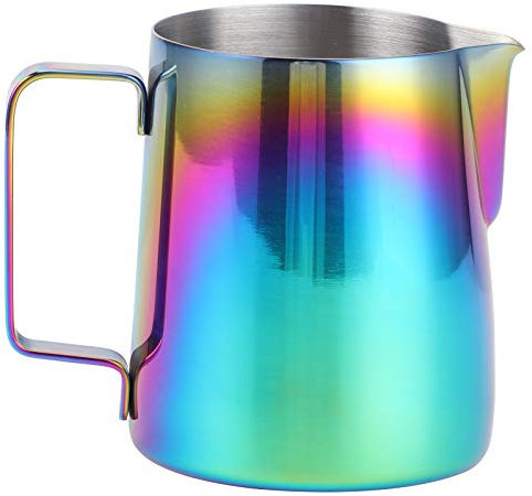 350ml Brocca di caffè Latte Art Making Cup Colorful Milk Frothing Pitcher con scala