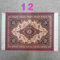 TMTGTS Persischer Teppich Mauspad 1 Stück Mini Teppich aus Orientteppich Muster Boho Quaste Gaming Mauspad Perser Mousepad Büro Zubehör Mousepad klein Maus Teppich Computer Zubehör Untersetze