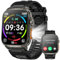 Montre Connectée Homme avec Appel Bluetooth: 1.91 Militaire Smartwatch avec Lampe de Poche LED Montre Fitness homme 100 Modes Sportifs Moniteur de Sommeil Podometre Montre Homme pour Android et iOS