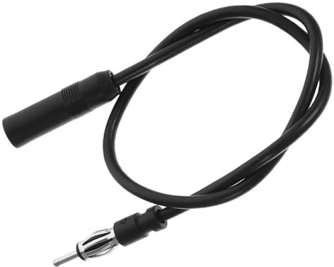 KONTONTY Ukw Radioantenne Autoantenne Kurz Auto Cd Radio Antenne Verlängerungskabel 1m Universal Am/fm Verbindungskabel Für Autoradio Mit Ännlichem Und Weiblichem