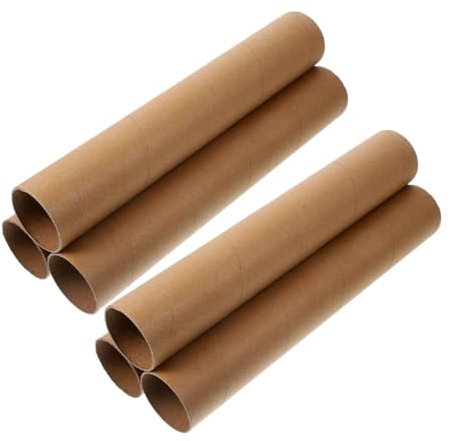 CIMAXIC 6stücke Bastelpapierrollen Karton Diy Papierrohre Für Kreative Projekte Scrapbooking Und Heimdekoration Durchmesser Vielseitig Einsetzbar