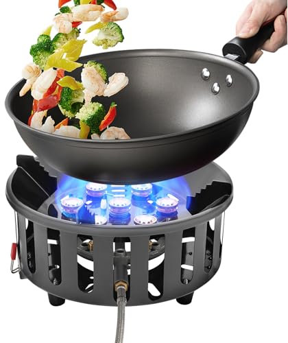 QuatoLuilo Réchaud à gaz portable pour camping 21000 W