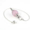 Pendule divinatoire de Radiesthésie en QUARTZ ROSE – Pendule Sephoroton en Pierre Quartz Rose Naturelle – 14 GR