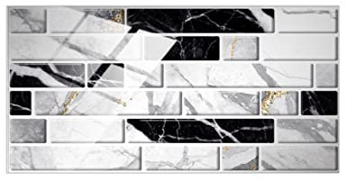 Aufkleber Fliesen 2D Aufkleber Badezimmer Selbst Kristall Wandfliesen Aufkleber 1Set Dekoration Wandkleber 1 Küche Kunsthandwerk & Nähen Mädchenzimmer Dekoration Rose (I, One Size)