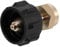OFFSCH Propantank-Adapter Gasherd-Adapter Für 1lb Propangasflasche Qcc1 Campingkocher Outdoor Grillen