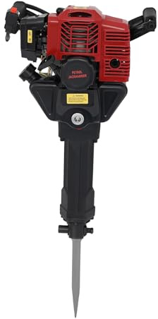 Fresadora de troncos, 3 en 1, 2 tiempos, 52 CC, martillo neumático con pala, picado plano, 6500 rpm, multifuncional, para una serie de proyectos de embestida