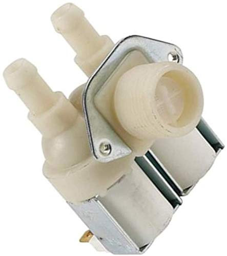 Electroválvula doble carga agua 2 vías lavadora 90° universal