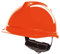 MSA V-Gard 520 Peakless MSAGV9 Casque de sécurité Orange haute visibilité, Orange haute visibilité, Standard