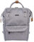 BabaBing! | Mani Baby Wickeltasche Großer Rucksack mit verstellbaren Schultergurten | Multifunktions Babytasche Rucksack mit abnehmbarer Wickelunterlage | Grau/Braun