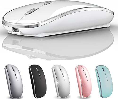 Souris Bluetooth pour iPad Pro, iPad Air, Mac, MacBook Pro, MacBook Air, MacBook, ordinateur portable, Chromebook Win8/10/11 HP DELL PC