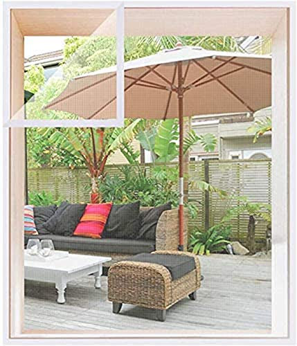 Katzenschutznetz für Fenster Balkon und Katzen, Größe 70 x 100 cm, Anti-Moskito-Insekten-Fliegen, DIY Fenster-Gitter, Netzvorhang