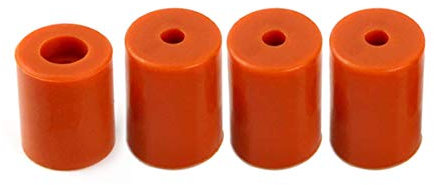 Toaiot 3D Printer Heatbed Colonna di livellamento in silicone strumento per letto riscaldabile, stabile, cuscinetto in silicone resistente al calore per CR10 Max/V2/V3/S4/S5/SV01/SV02-4 pezzi