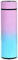 QiCheng&LYS 500ML Travel Mug, Flask with Temperature Display Vacuum Cup with Flask 304 Stainless Steel,Insulation Cup, Double Walled Vacuum for Heat and Cold Water (Pink Gradient)