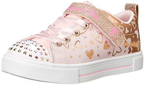 Skechers 314787L LPRG Basket, Lt. Pink Textile/Rose Gold Trim, 43 EU