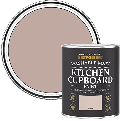 Rust-Oleum Light Pink Kitchen Cupboard Paint in Matt Finish - Melrose 750ml